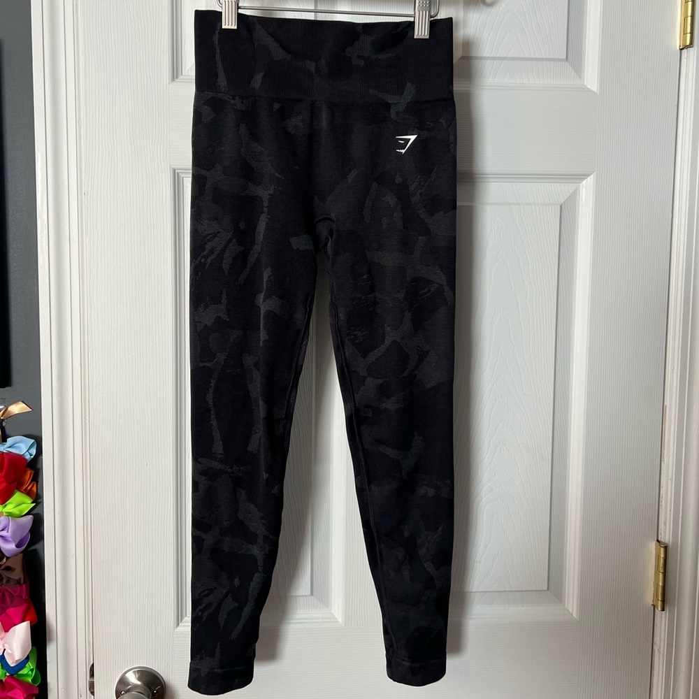 GYMSHARK camo seamless legging